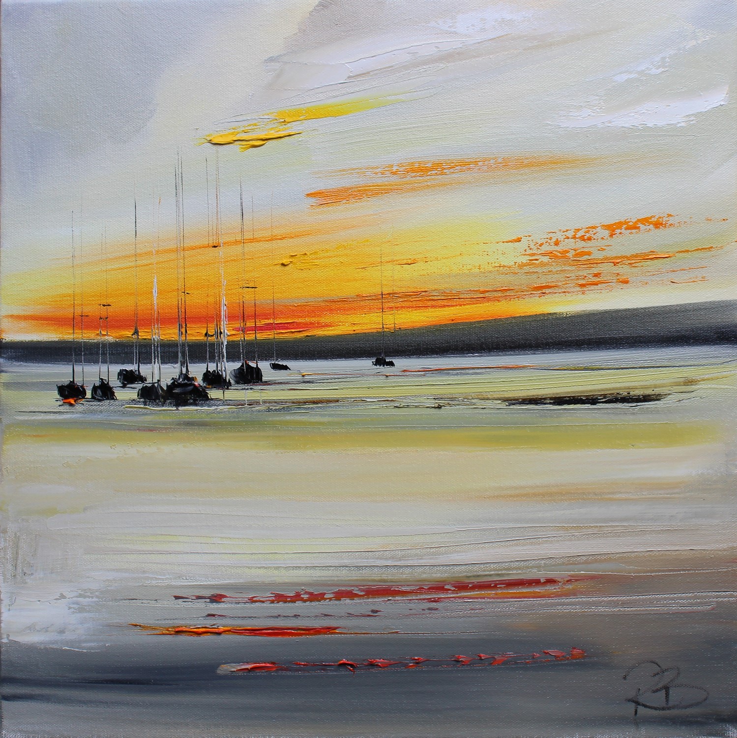 'Resting at Sunset' by artist Rosanne Barr